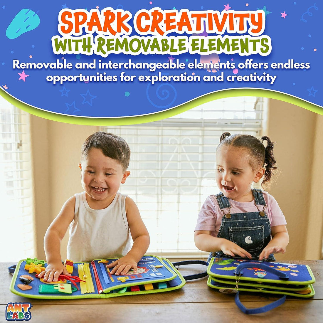 Montessori-style activity toy for toddlers
