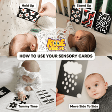 High Contrast Sensory Flash Cards For Babies - KiddieWink - Gifts They'll Love
