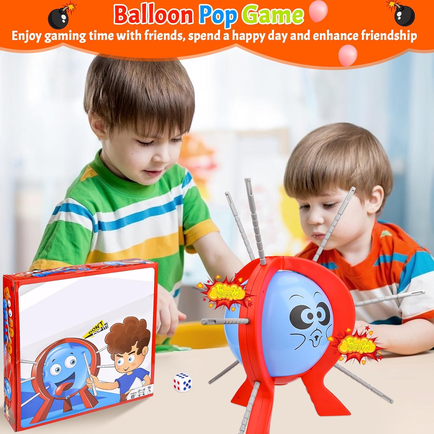 Balloon Burst Strategy Board Game - KiddieWink - Gifts They'll Love