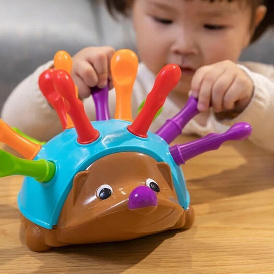 Montessori Hedgehog Colors & Numbers Sorter Toy - KiddieWink - Gifts They'll Love