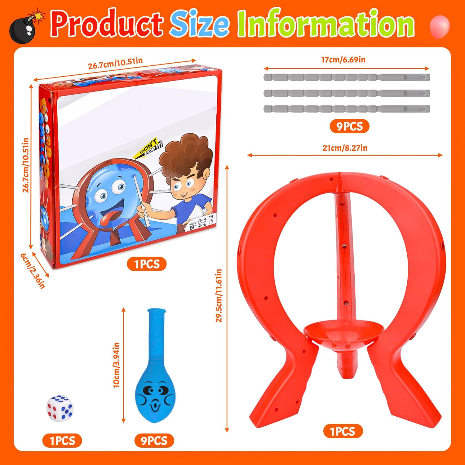 Balloon Burst Strategy Board Game - KiddieWink - Gifts They'll Love