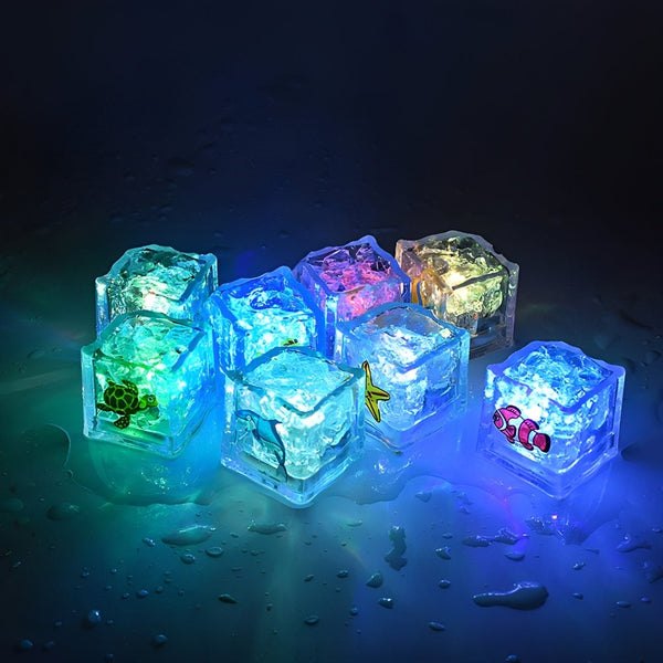 Colorful Lightning Luminous Ice Cube Bath Toy - KiddieWink - Gifts They'll Love