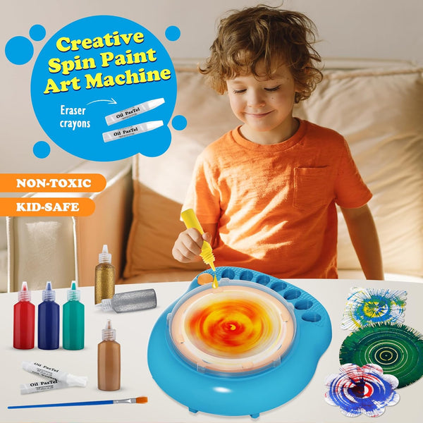 Creative Spin Art Painting Machine Toy - KiddieWink - Gifts They'll Love