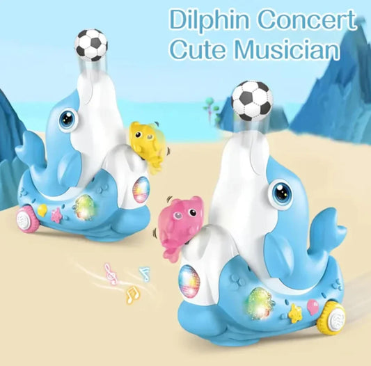 Dolphin Concert Toy with Lights, Music & Ball Balancing For Kids