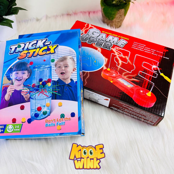 Trick Stick Game & Don't Buzz The Wire Game Toys For Kids - KiddieWink - Gifts They'll Love