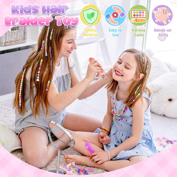 Hair Braiding Beading Kit For Girls - KiddieWink - Gifts They'll Love