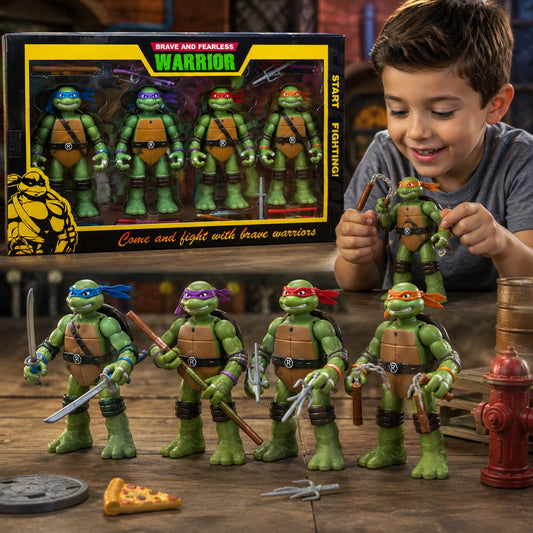 Ninja Turtle Action Figure Set – 4 PCS