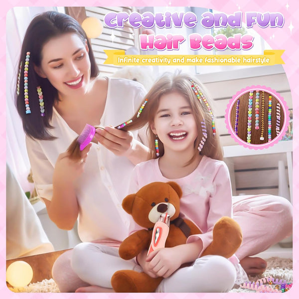 Hair Braiding Beading Kit For Girls - KiddieWink - Gifts They'll Love