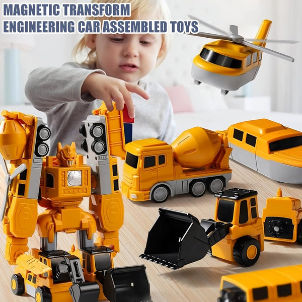 Magnetic Transform Engineering Car Assembled Toys - KiddieWink - Gifts They'll Love