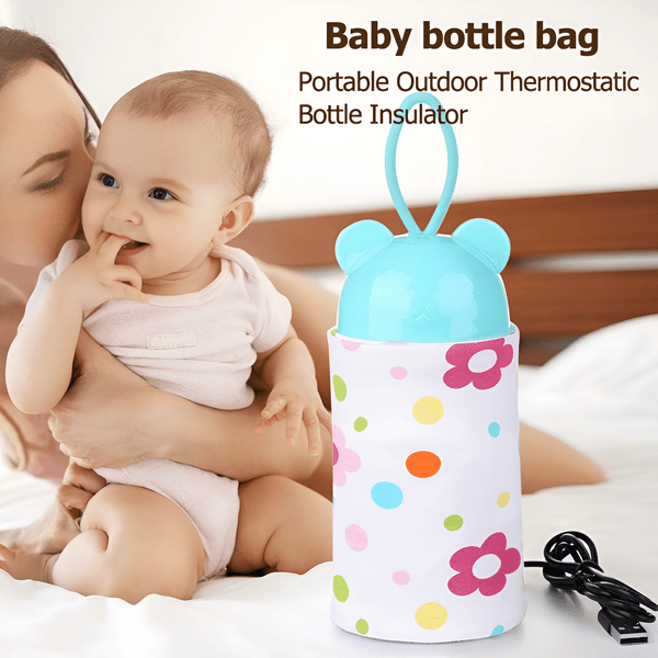 Baby Bottle Warmer USB Travel Heater Bag For Toddlers - KiddieWink - Gifts They'll Love