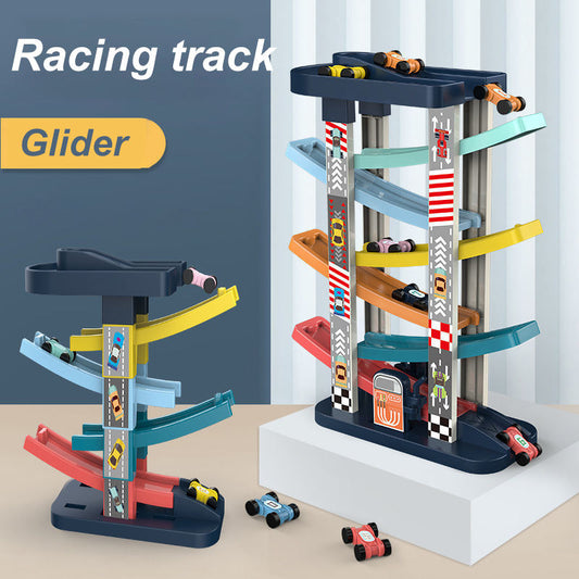 4-Level Car Ramp Racer Track Set