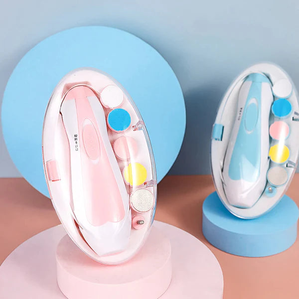 Baby Electric Noiseless Nail Trimmer Set