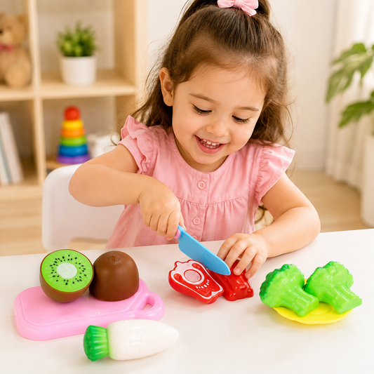 Kids’ Fruit & Vegetable Cutting Kitchen Set