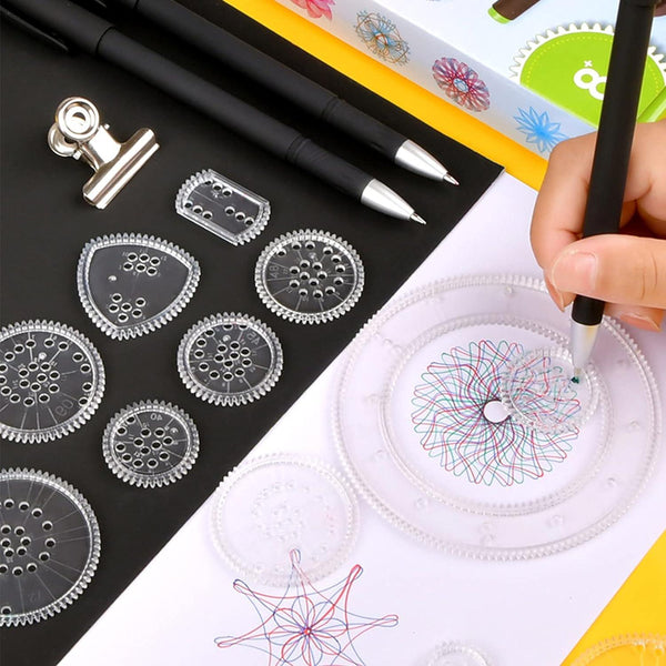 Multi - Functional Spirograph Geometric Ruler for Students - KiddieWink - Gifts They'll Love