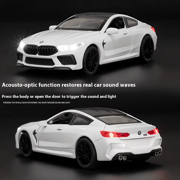 Diecast Model BMW M8 1/32 - KiddieWink - Gifts They'll Love