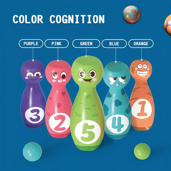 Cute Expression Bowling Game Toy For Kids - KiddieWink - Gifts They'll Love