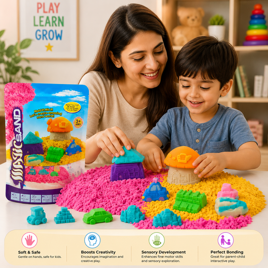 Diy Creative Building Magic Sand Play Set for Kids