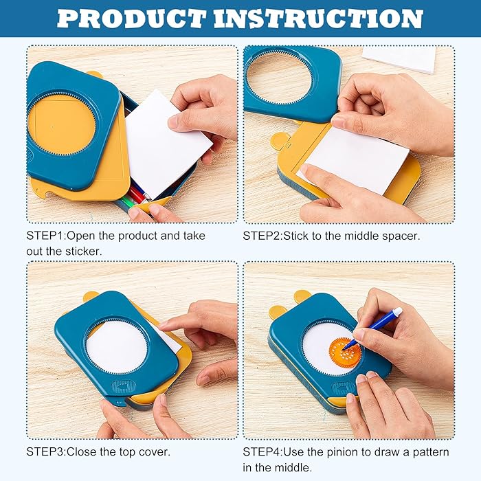 DIY Drawing Spirograph - KiddieWink - Gifts They'll Love