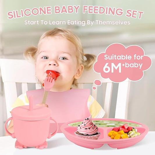 Multi-Piece Silicon Baby Dining Kit