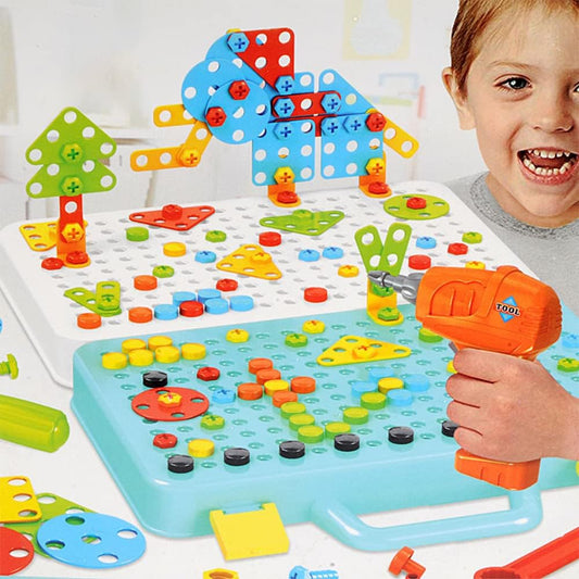 4 In 1 Drill Creative Double Sided Box Toy