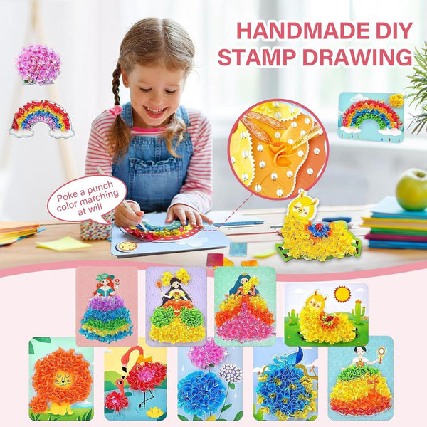 DIY Princess Dress - Up Poke Art Toy - KiddieWink - Gifts They'll Love