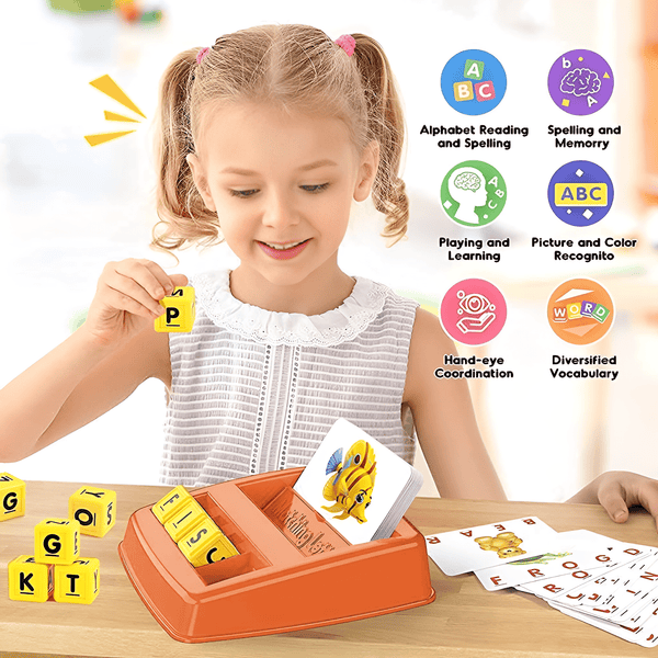 Learning Matching Alphabets Letter Cube Toy - KiddieWink - Gifts They'll Love