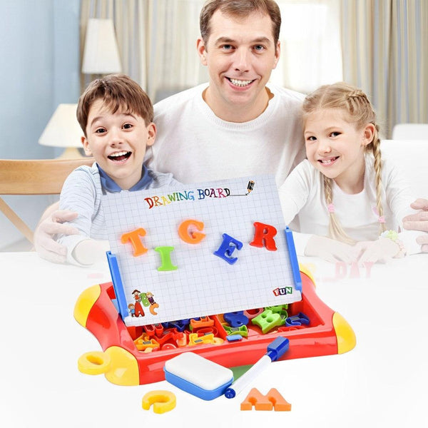 Learning Magnetic Drawing Board 2 in 1 - KiddieWink - Gifts They'll Love