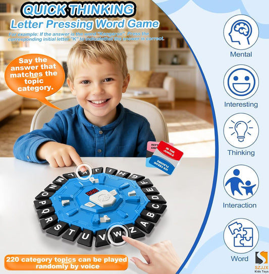 Resflycheng™ Interactive Alphabet Game With Digital Timer