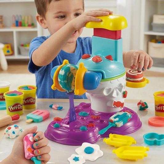 Colorful Mini Ice Cream Maker Toy for Kids