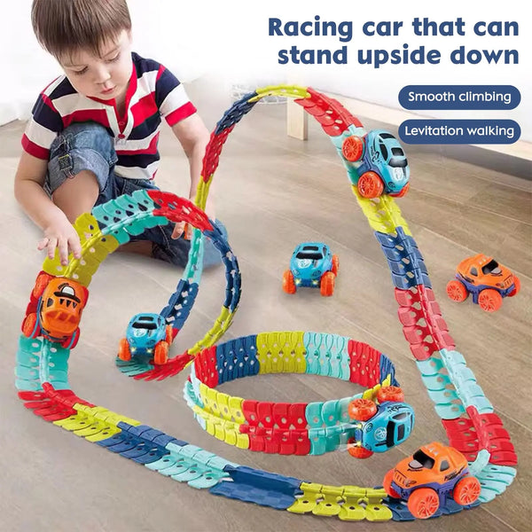 Variable Flexible Track Racing Car Toy For Kids