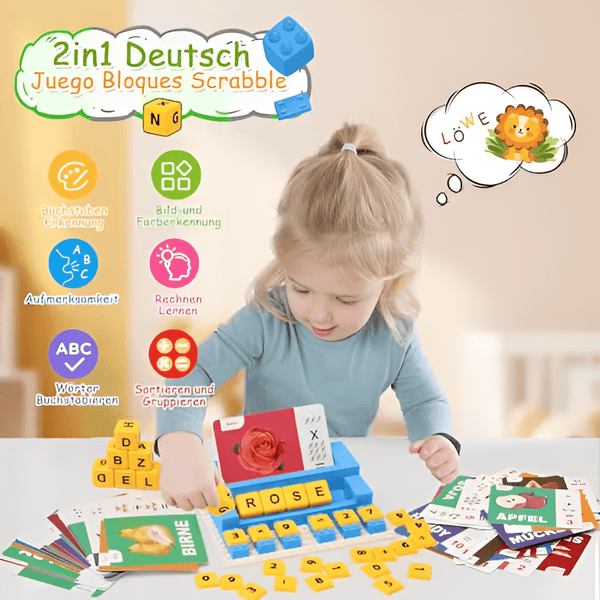Learning Matching Alphabets Letter Cube Toy - KiddieWink - Gifts They'll Love
