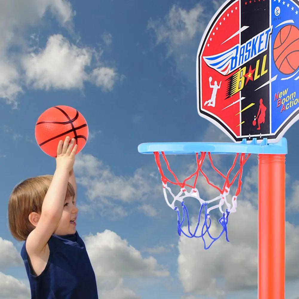 Children's Big Size Basketball Stand Indoor Activity Toy KiddieWink
