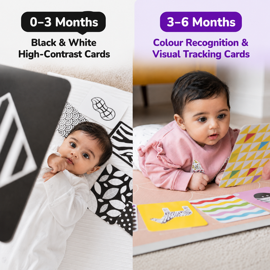 High Contrast Sensory Flash Cards - Visual Stimulation From Day 1