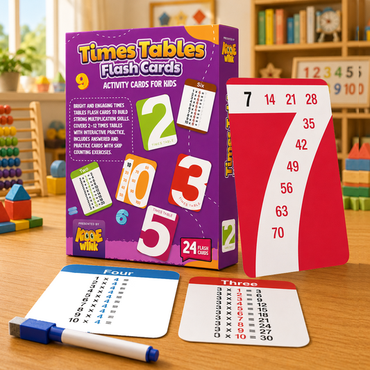 Times Tables – Multiplication Learning Flash Cards