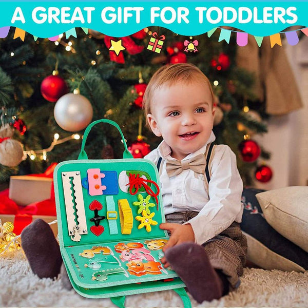 Montessori Dino Busy Book for Toddlers - KiddieWink - Gifts They'll Love