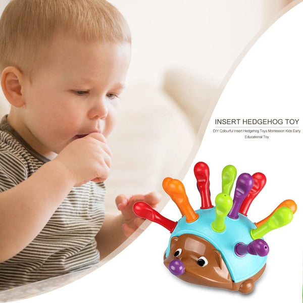 Montessori Hedgehog Colors & Numbers Sorter Toy - KiddieWink - Gifts They'll Love