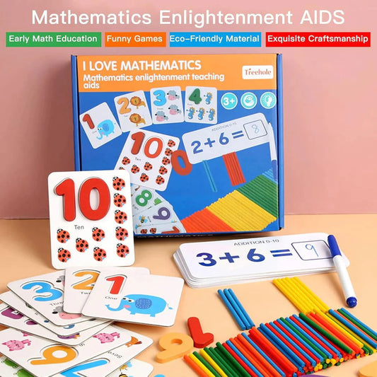 Montessori I love Mathematics Wooden Toy
