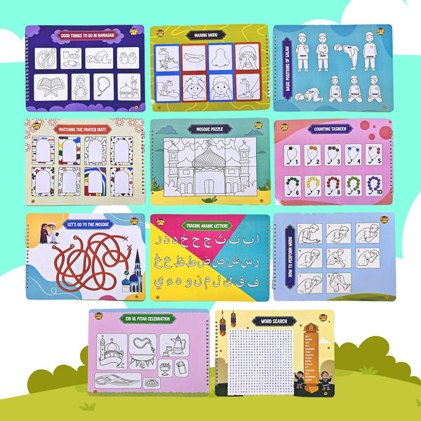 Little Muslim Activity Busy Book For Kids - KiddieWink - Gifts They'll Love