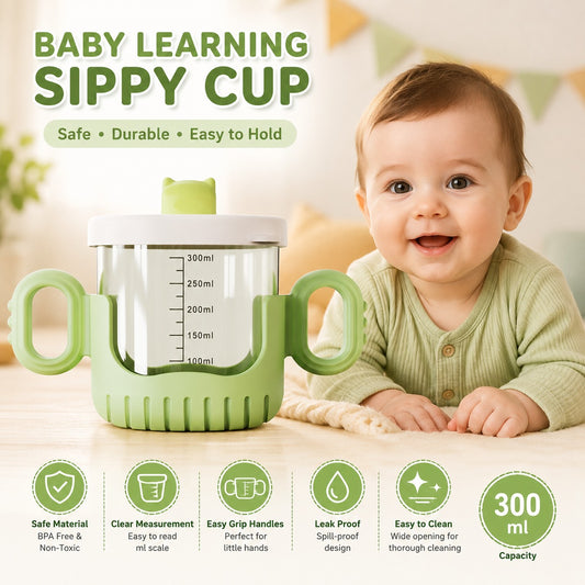 Soft Silicone Spill-Proof Toddler Sippy Cup