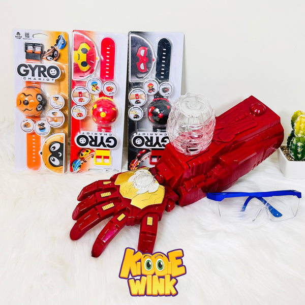 Iron Man Gel Blaster & Gyro Wrist Watch - KiddieWink - Gifts They'll Love