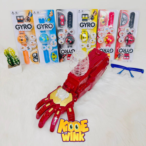 Iron Man Gel Blaster & Gyro Wrist Watch - KiddieWink - Gifts They'll Love