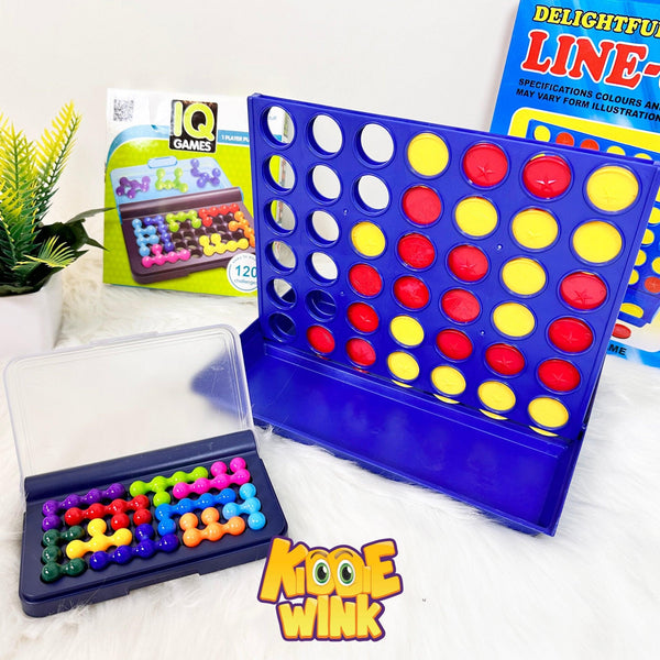 IQ Fit Puzzle Game & Multiplayer Connect 4 Puzzle Game - KiddieWink - Gifts They'll Love
