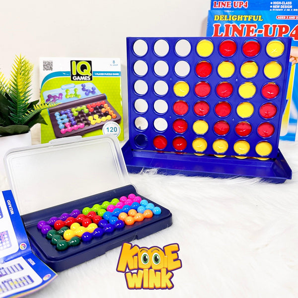 IQ Fit Puzzle Game & Multiplayer Connect 4 Puzzle Game - KiddieWink - Gifts They'll Love