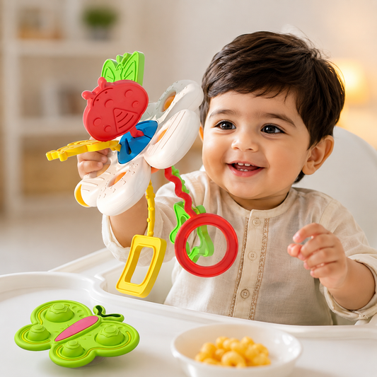 Floral Sensory Pull String Toy