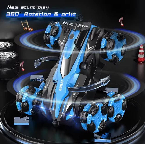 TurboSpin 360 6 - Wheel RC Stunt Car - KiddieWink - Gifts They'll Love