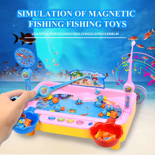 2 In 1 Electric Musical Magnet Fishing Hero Toy