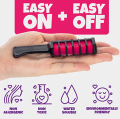 Girls DIY Hair Chalk Comb Pack Of 5 - KiddieWink - Gifts They'll Love