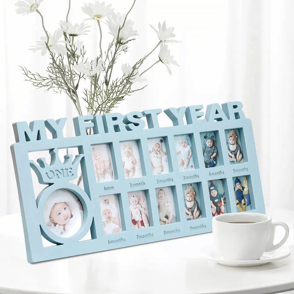 First Year Baby Picture Frame For Memories KiddieWink Gifts They'll