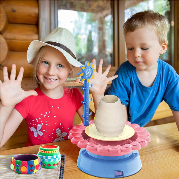 Pottery Wheel Craft Kit for Kids - KiddieWink - Gifts They'll Love
