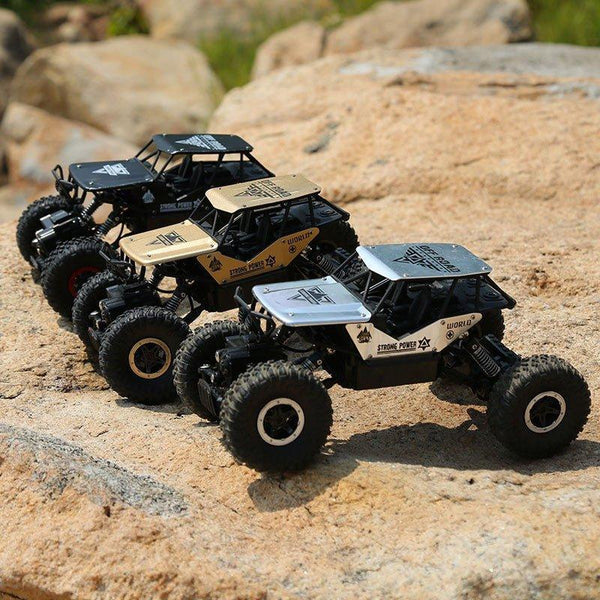 RC Metal Body Rechargeable Rock Car Crawler - KiddieWink - Gifts They'll Love